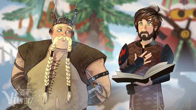 Gobber & Hiccup Gobber & Hiccup